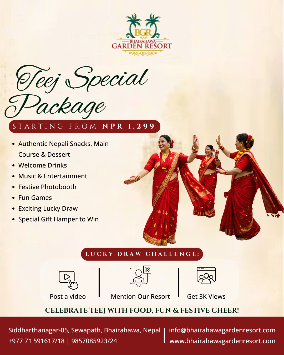 Teej Offer Package 